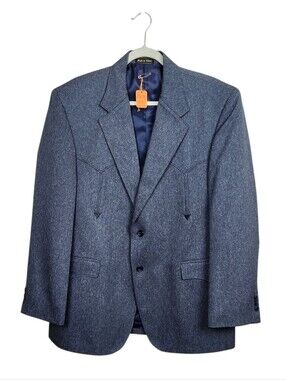 Circle S Dallas NWT Western Styling Sportcoat Dinner Jacket Blazer Mens Size 46R